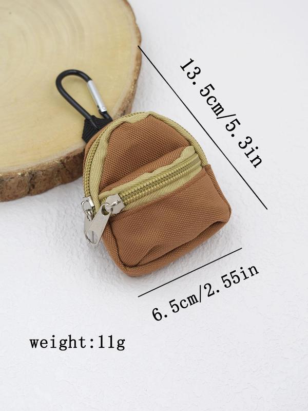 Mini Zipper Backpack Design Coin Purse Keychain,  Cute Novelty Keychain for Bag Charm & Car Keys, Summer Fashion Accessories for Women & Girls 6