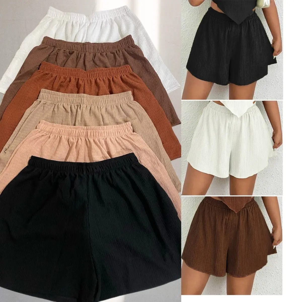 Womens short plus size highwaist XL to 3XL 26-45" waistline