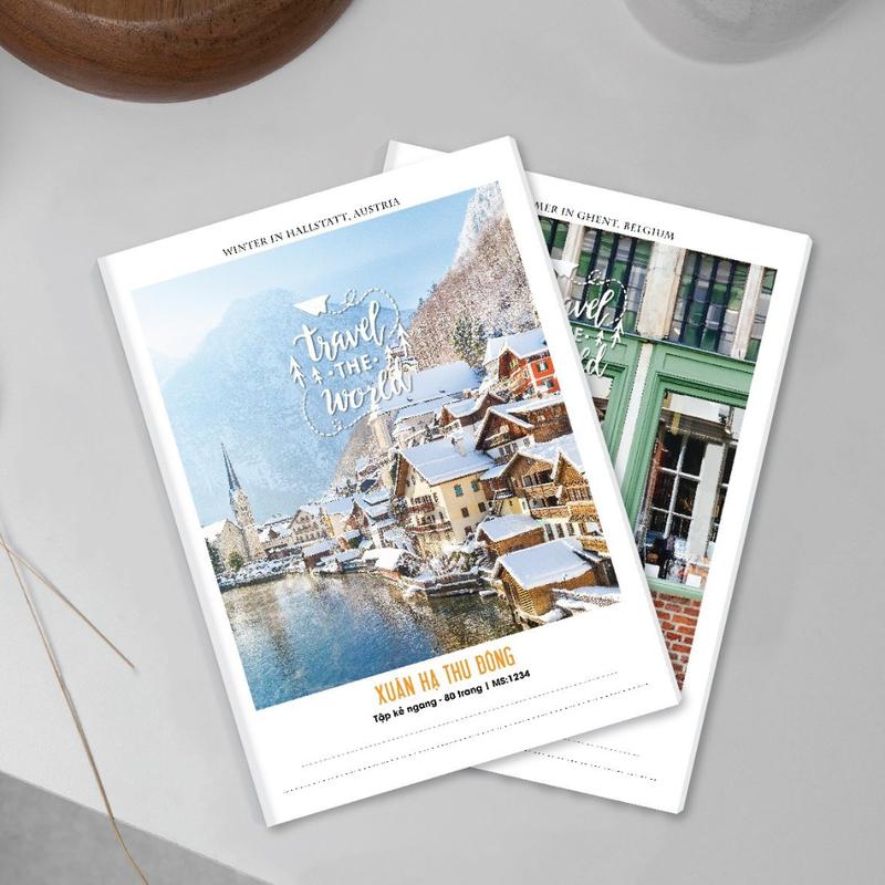 Vở Kẻ Ngang Hải Tiến 72/ 80/ 120/ 200 Trang Xuân Hạ Thu Đông Ms 2807/ 2777/ 2814/ 2821 Lẻ 1 Quyển