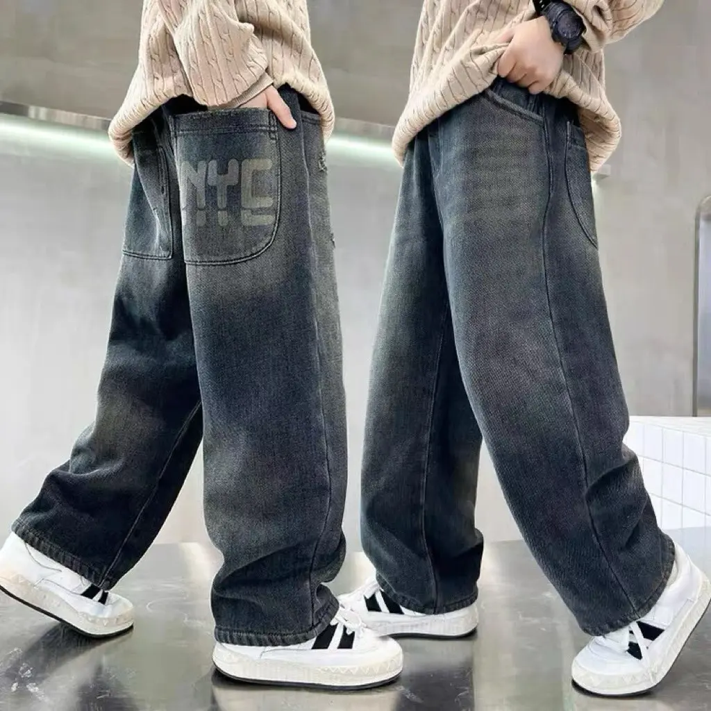 Quần Jean Bé Xuông Hiphop NYC + TÚI SỌC - Đen/Xanh, Sz10-Sz15, Dáng Xuông, Cá Tính Độc Đáo đồ  đi đám cưới cho 13 tuổi