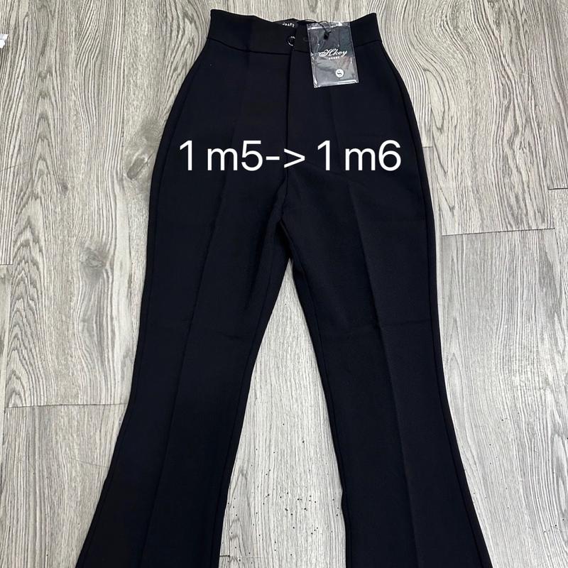 Quần tây ống loe chiều dài 100cm vải tuyết mưa form SX