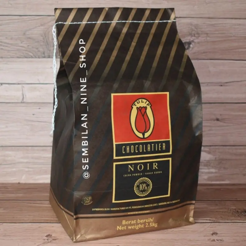 TULIP NOIR BLACK Cocoa Powder 250 Gram Bubuk Cokelat Coklat Warna Hitam Charcoal 1