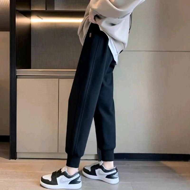 FORM NGẮN DƯỚI M58 QUẦN JOGGER NỈ QC BO GẤU CẠP CHUN DÀY DẶN ẤM ÁP MẪU MỚI THU ĐÔNG 2024