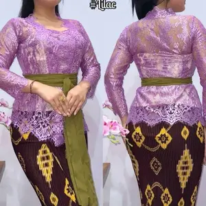 Kebaya Jadi Brokat Metalic Glossy