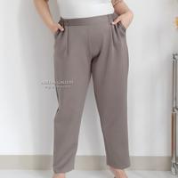 ADEEVA Cassandra Pants Celana Scuba Jumbo - Shop | Tokopedia