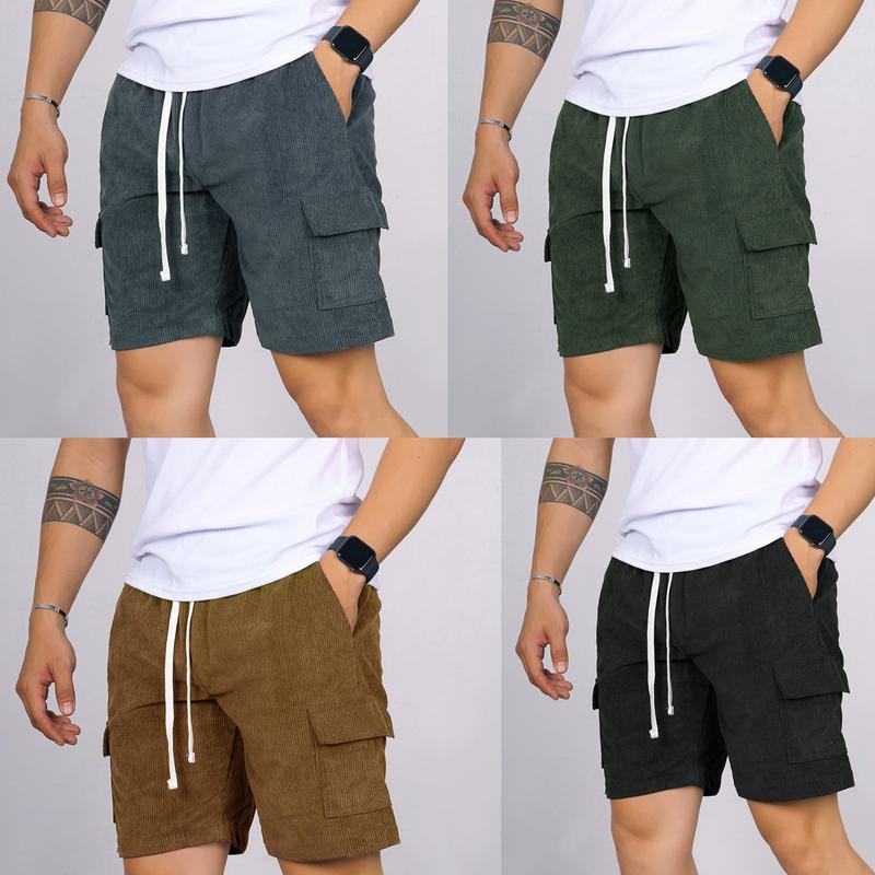 Quần Đùi Nam Túi hộp Quần Short Nam túi hộp Trơn Chất nhung tăm mềm mịn dày dặn Thoải Mái - QSNT02 HAL Store