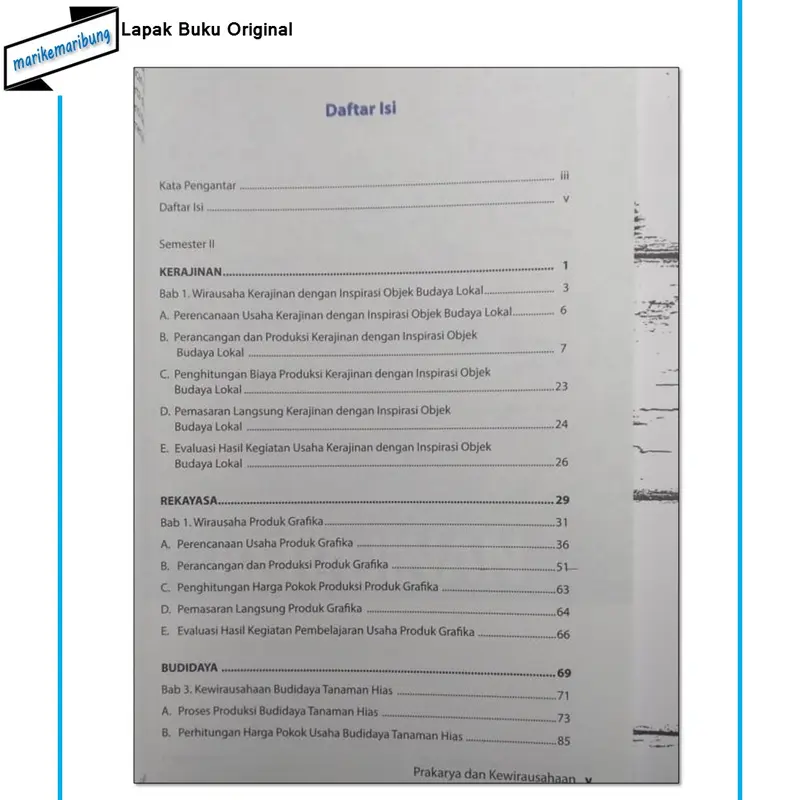Buku Siswa Prakarya dan Kewirausahaan Kelas 10 Semester 2 SMA/SMK Kur 2013 Revisi 1