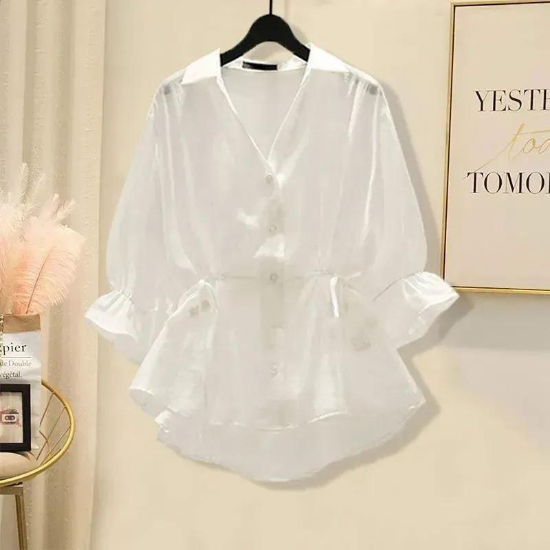 Product Introduction of 2Pcs Dress Women Korean Style Plus Size Suit Women's Design Sense Western Style Shirt Slim Denim Skirt Female Trend Skirts for Women 11