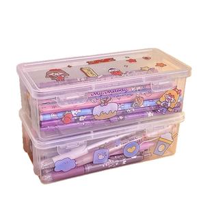 Hộp Đựng Bút Chì, Dung Tích Lớn, Trong Suốt, Hộp Sắp Xếp Văn Phòng Phẩm, Hộp Đựng Bút, Thích Hợp Cho Bút Chì Màu, Bút Chì Màu Cho Trẻ Em, Vẽ Phác Thảo, Hộp Đựng Bút Chì dong  vạt  cho  bé baloch  o  bevaolop  1 dongho  sieunhan