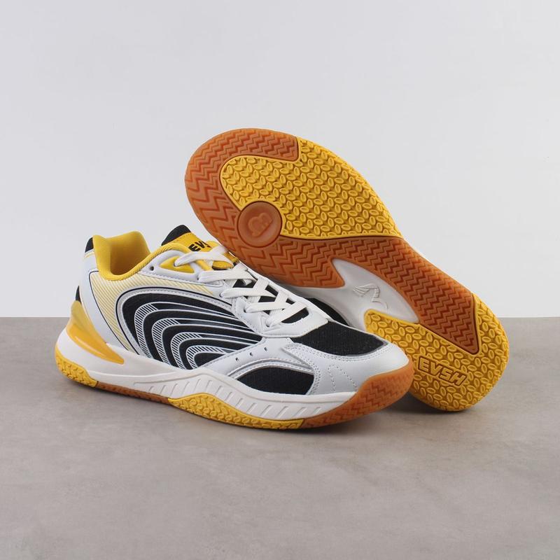 Product Introduction of Professional Tennis Shoes Unisex Badminton Shoes Breathable Anti-Skid Shock Absorption Table Tennis Ball Shoes Color Matching Sports Training Shoes 4