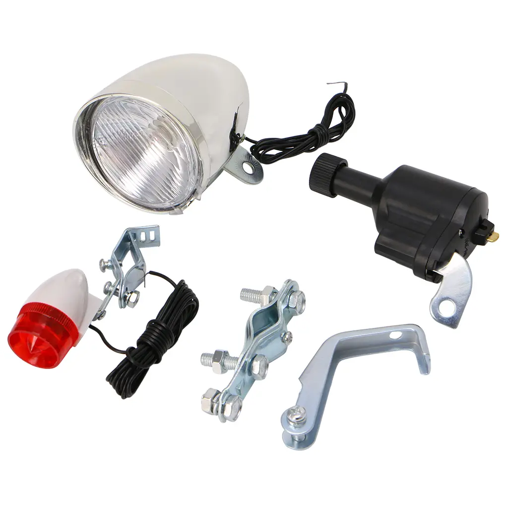 Motorized Bike Bicycle Friction Dynamo Generator for Head Tail Light Acessories