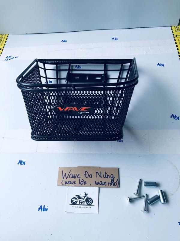 PHỤ KIỆN XE - Rổ gắn xe máy Wave đa năng wave lớn wave nhỏ