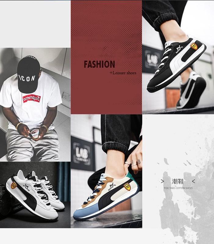 Product Introduction of Autumn Men's Shoes Breathable New Trendy All-Match Men's Casual Sneakers Youth Sports Running Shoes Soft Bottom Stylish Shoes 3
