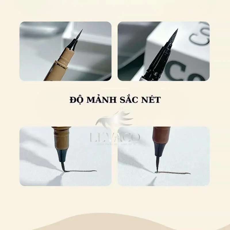 Bút Kẻ Mắt Makeup Dụng Cụ Làm Đẹp Trang Điểm Chăm Sóc Sắc Đẹp BVM04 Độ nét mảnh 0,005mm 8