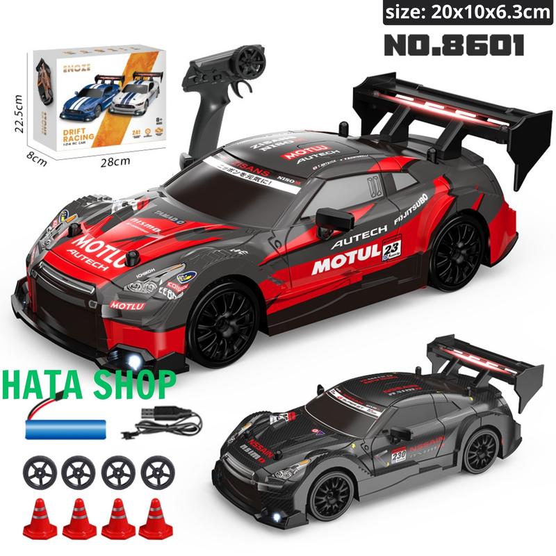 Xe Đua Drift Racing GTR MOTUL AUTECH Tốc Độ Cao 20km h Tỉ Lệ 1 24 Điều Khiển Từ Xa Đèn LED bảo hành 10 ngày Toy Đồ Chơi