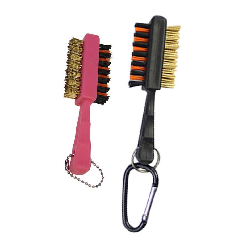 Golf Club Brush Professional Double Sided Portable Multipurpose Cleaner Brush for Father's Day Enthusiast Men Outdoor Training 0