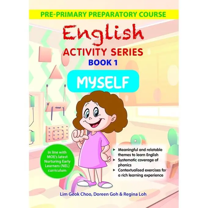 100% Quality Preprimary Preparatory Course English Activity Series For Early Learners Book 1  Myself/preschool/presch Books