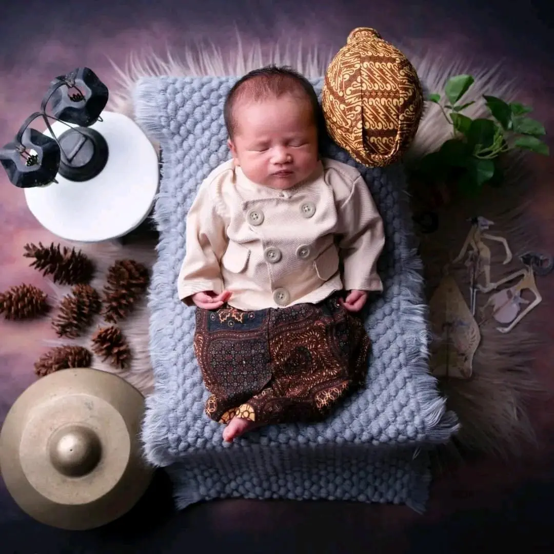 Setelan Beskap Bayi || Kostum Tradisional Bayi || Beskap Anak