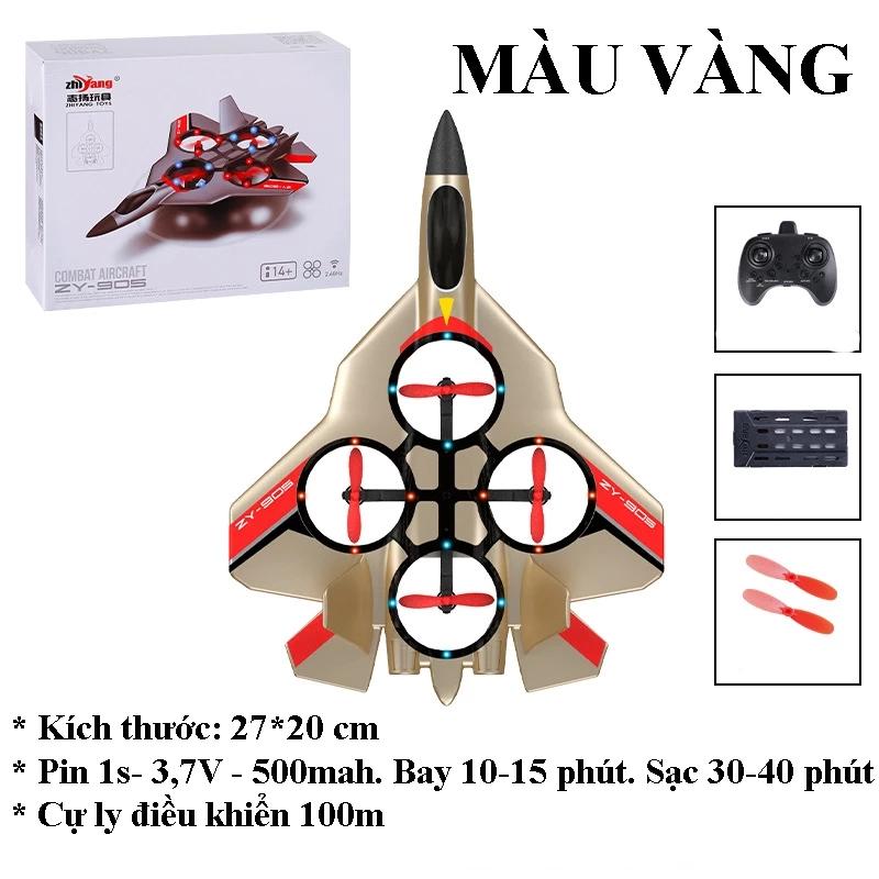 Máy Bay Điều Khiển Su 57 Mini ZY 905. 4 Động cơ tự động Cân Bằng, Tự Giữ Cao Độ, Siêu Bền & Dễ Chơi 9