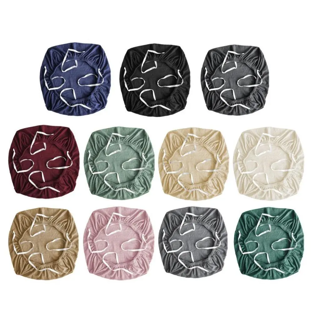 Stretch Office Chair Covers Anti-Dust Spandex Washable Removable Chair Seat Cover Chair Seat Cushion Protector Chair Slipcover for Desk Computer Chair