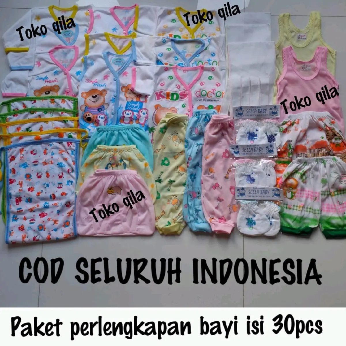 Perlengkapan Bayi Baru Lahir (New Born) Paket Hemat Perlengkapan Bayi Ekonomis isi 30pcs