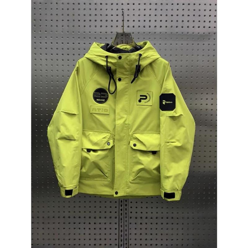 Men's Jacket Spring Autumn New Workwear Hooded Loose Coat Korean Style Versatile Outdoor Jacket Youth Men's Clothing 0