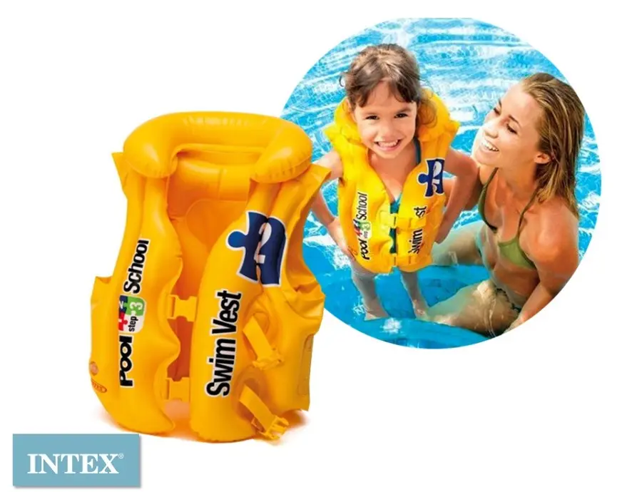 Baju Jaket Ban / Rompi Pelampung Renang Anak / SWIM VEST INTEX 58660