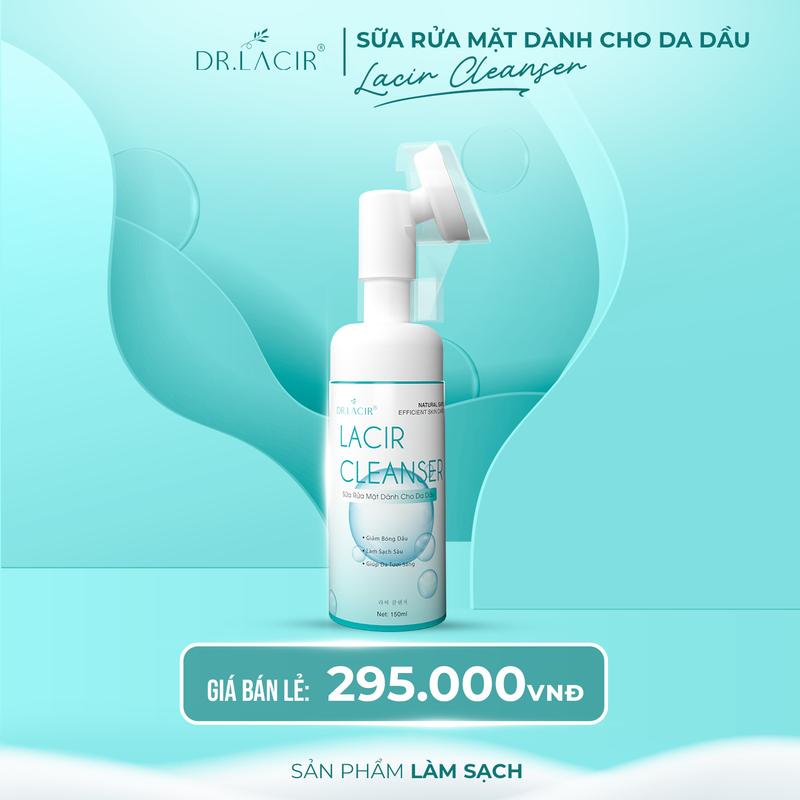 Sữa Rửa Mặt Bạc Hà Kiềm Dầu Dành Cho Da Dầu Dr.Lacir