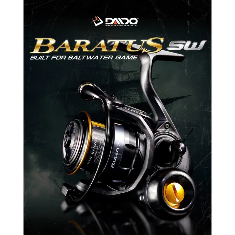 Reel Pancing DAIDO BARATUS SW 1000 - 6000 (7+1Bearing) Salt Water PH - Toms Fishing 1
