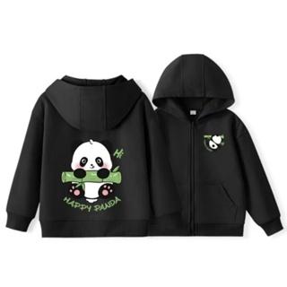 Product Introduction of Áo Hoodie khóa zip - hình gấu trúc dễ thương cho bé - vải Cotton mềm mịn, có giãn, thoáng mát(mã10) 6