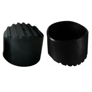 2PCS Kaki Tangga Lipat Telescopic (6.8/7.2/7.6/8.5mm), dengan Karet Anti Selip, untuk Tangga Teleskopik Bulat