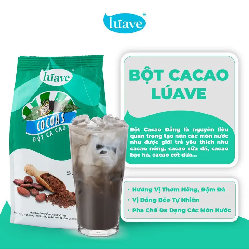 Bột Cacao Luave 500g - Nguyên liệu pha chế CloudMart 2
