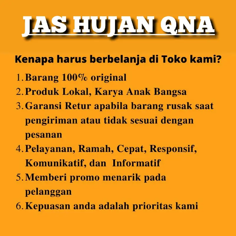 JAS HUJAN PONCO LENGAN KELELAWAR TERBAIK By QNA Product Original 8