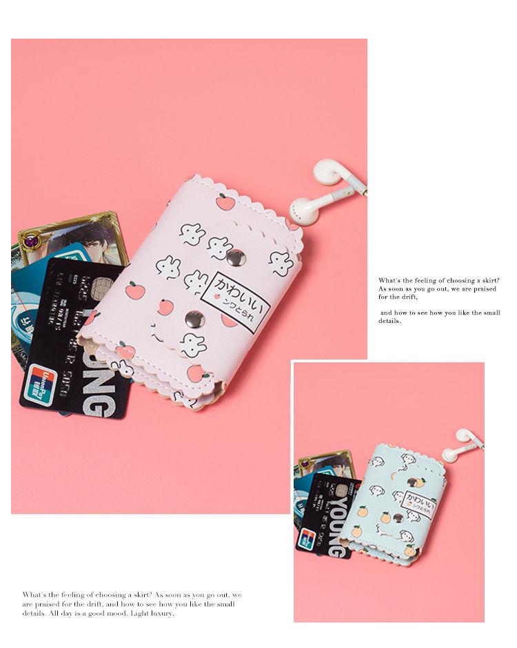 Product Introduction of [Cartoon Cute Design] Handheld Bag Business Card Holder Ins New Integrated Bank Card Bag Document Bag Anti-Degaussing Compact 2025 Lightweight 13