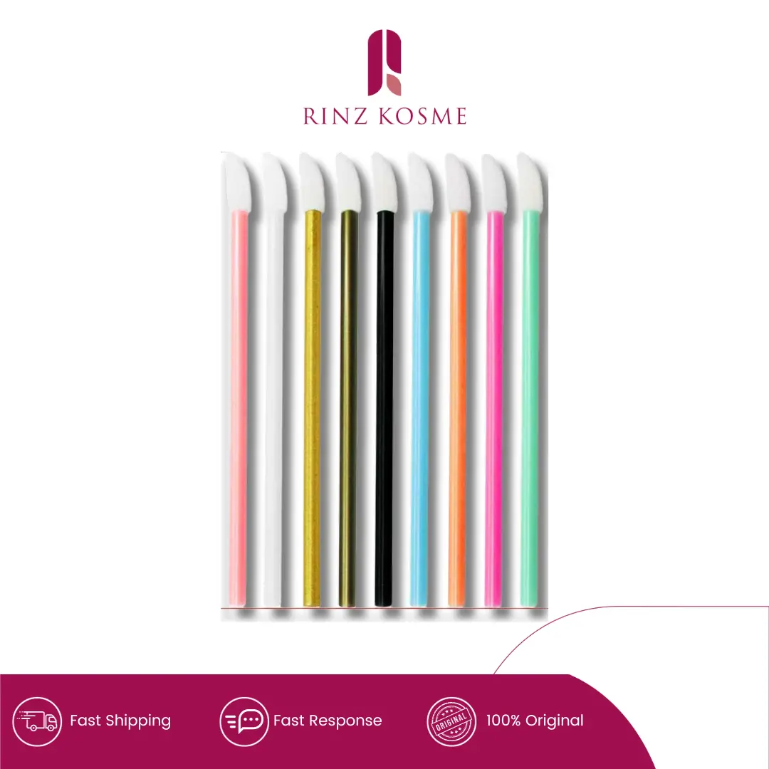 10PC DISPOSABLE LIP WAND BRUSH APPLICATOR Kuas
