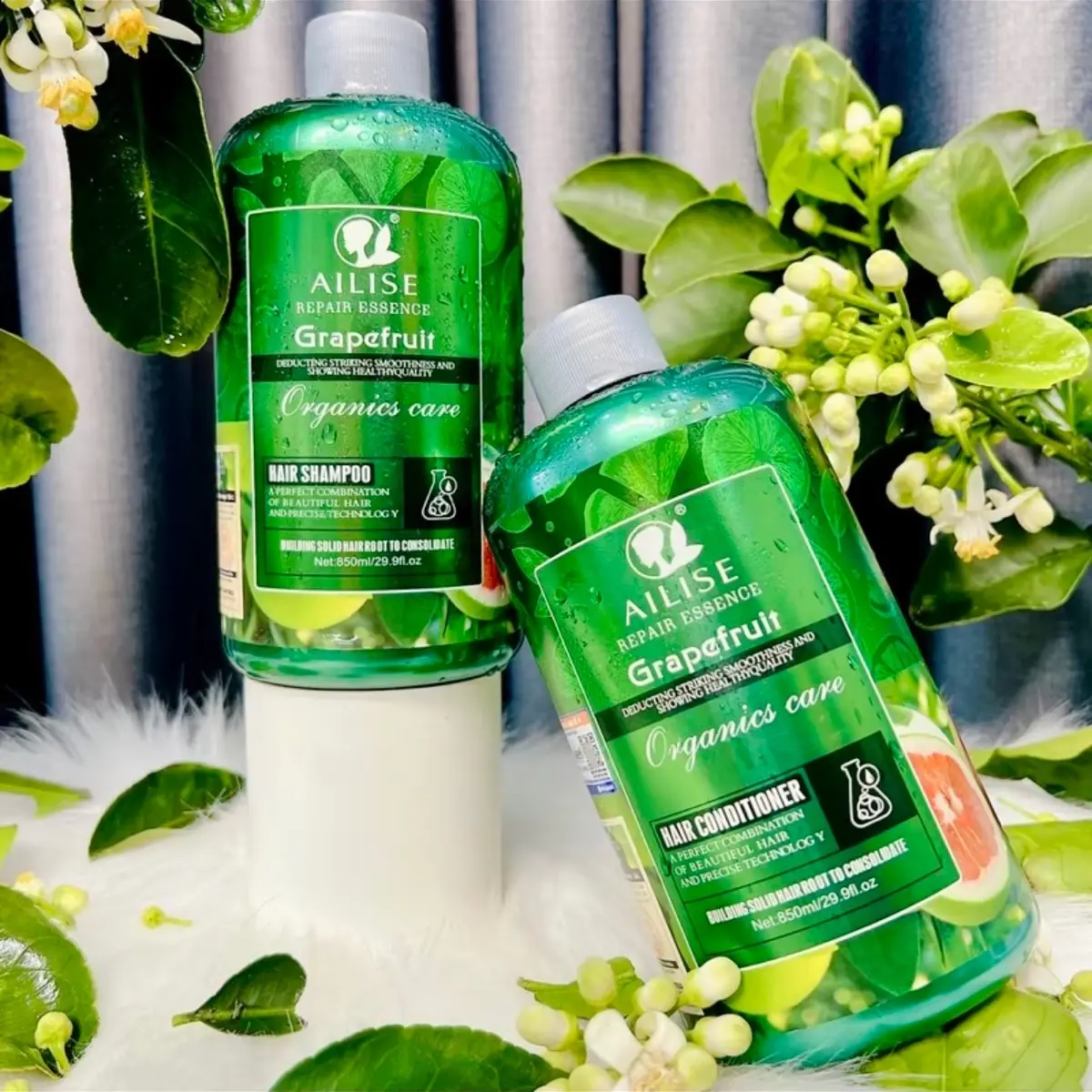 Cặp dầu gội xả bưởi AILISE REPAIR ESSENCE GRAPEFRUIT 850ml dưỡng và làm sạch tóc ngăn ngừa rụng tóc và hư tổn