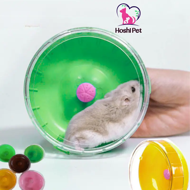 Wheel hamster 11cm không kèm đáy Hoshi Pet VQ01 - Vòng quay chạy hamster 0