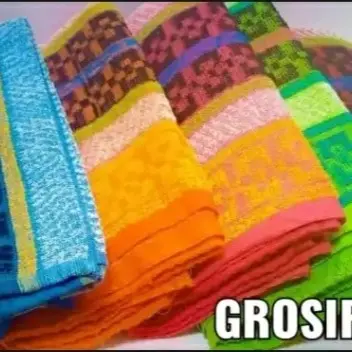 PAKET HEMAT 3 HANDUK MANDI DEWASA WARNA-WARNI UKURAN JUMBO 70X140 1