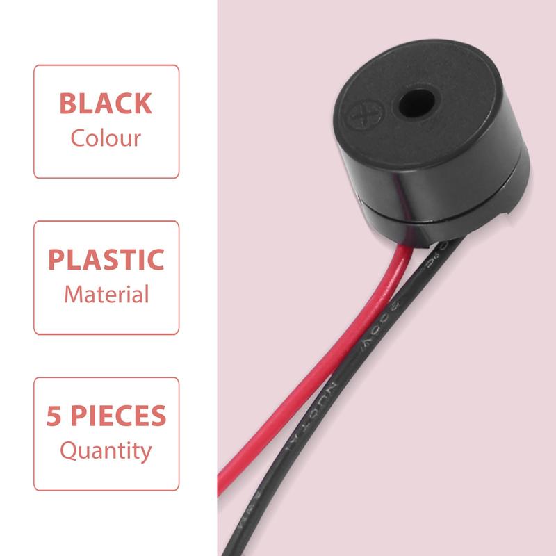 5Pcs Motherboard Speaker Buzzer PC Computer Motherboard Internal Beep Buzzer for Computer Repair 4