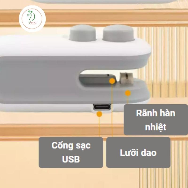 Máy Hàn Miệng Túi Mini Cầm Tay DOLI - Sạc USB Type-C, Tiện Lợi Cho Đóng Gói Thực Phẩm 5