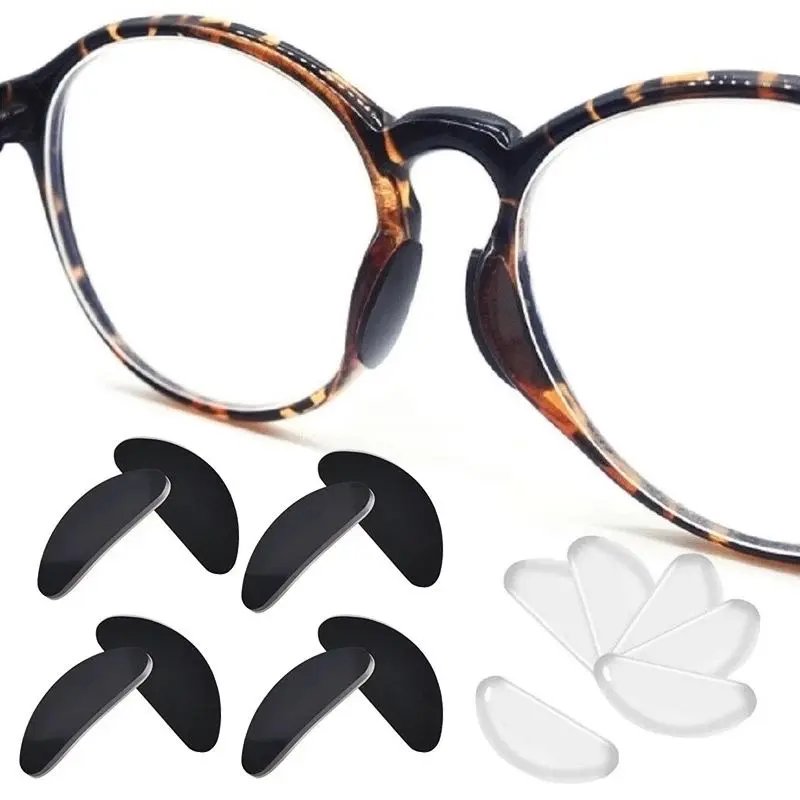 Anti-slip Silicone Adhesive Soft Glasses Nose Pad/Anti-slip Stick On 1 pair Ready Stock