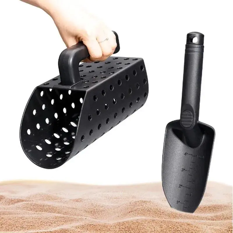 Beach Shovel Sand Scoop, Sand Sifter, Sand Scoop Shovel Set for Beach Metal-Detecting, Garden Tools, Outdoor Tools 5