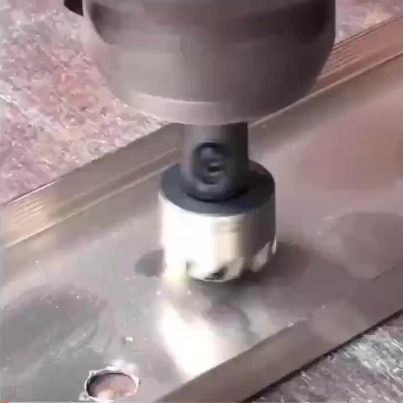 Product Introduction of 5-piece set of 16-30mm mesh saw toothed drill, plate, iron set, high-speed steel, leather, hole opener, metal thin aluminum plate re punching stainless steel pipe drill bit 2