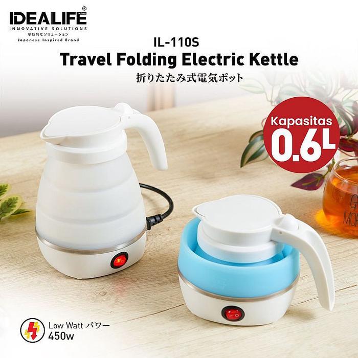 Gambar IDEALIFE - Travel Folding Electric Kettle - Teko Listrik Lipat (0.6Litre) (IL-110S) dari IDEALIFE ONLINE STORE Kota Administrasi Jakarta Utara Tokopedia