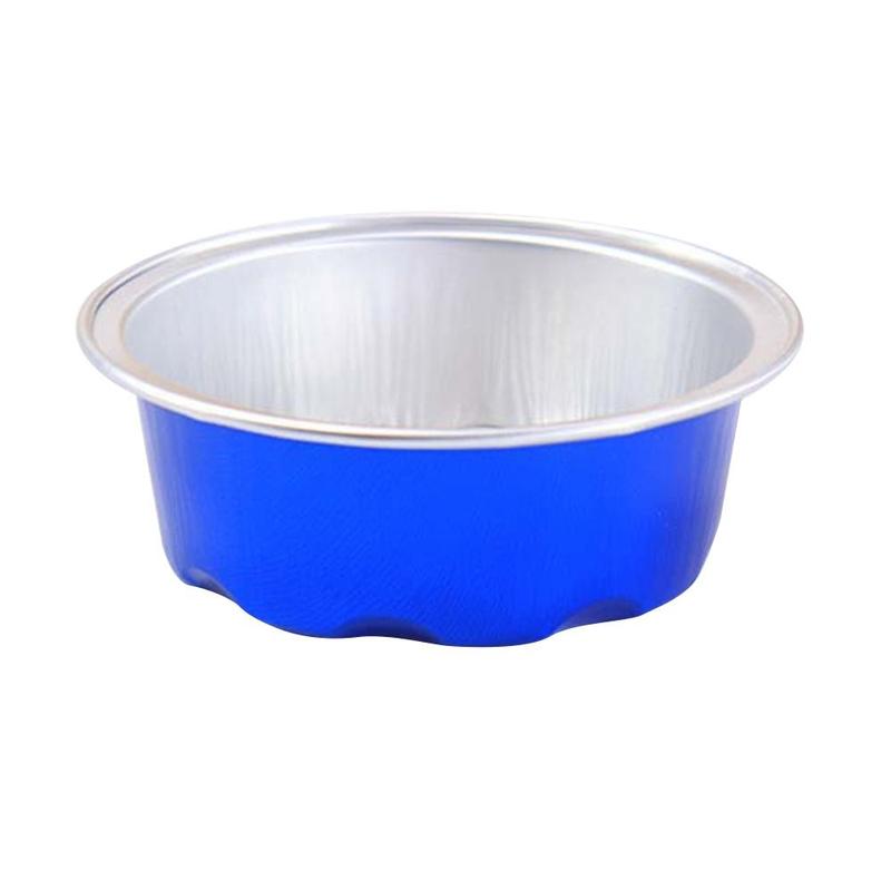 Product Introduction of 10PCS Heat Resistant Small Baking Tray Tinfoil Cups with Lids Reusable Mini Snack Containers Aluminum Foil Tin Cup Muffin Cupcake Cups Pudding Cake Mold Dessert Cups 15