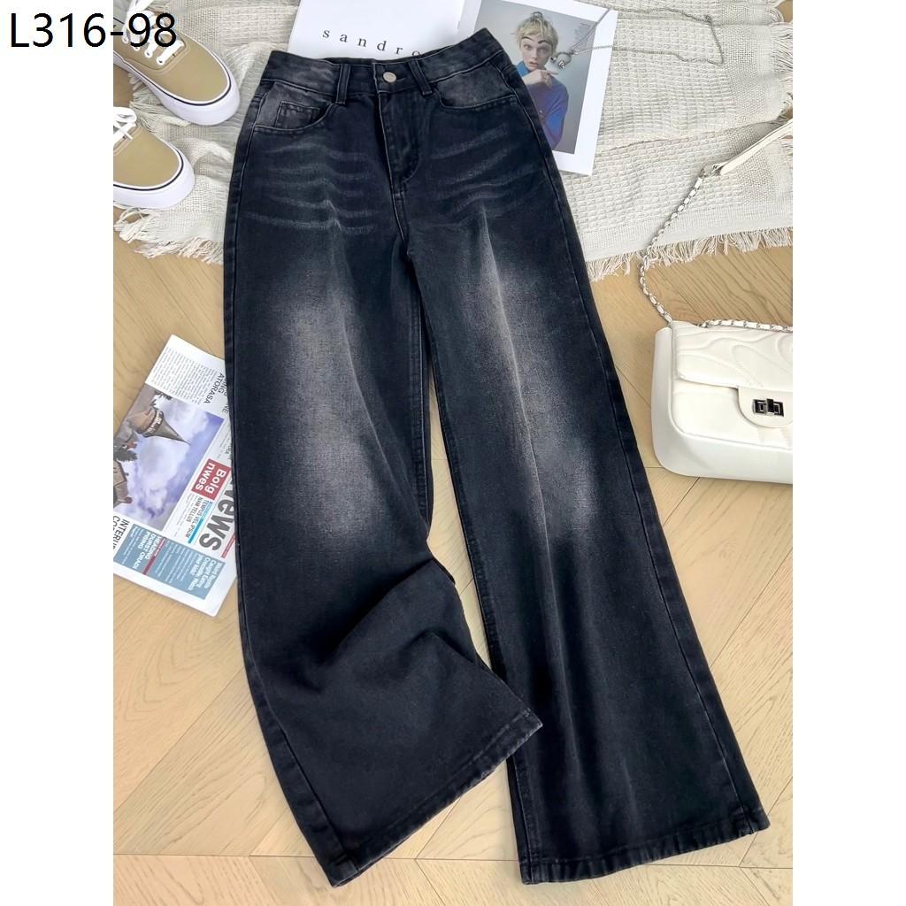 ที่นิยมมากที่สุด  YALU  กางเกงยีนส์ขายาว กางเกงยีนส์เอวสูง หลายสีให้เลือก ผ้าใส่สบาย ช่วยพลางหุ่น สว