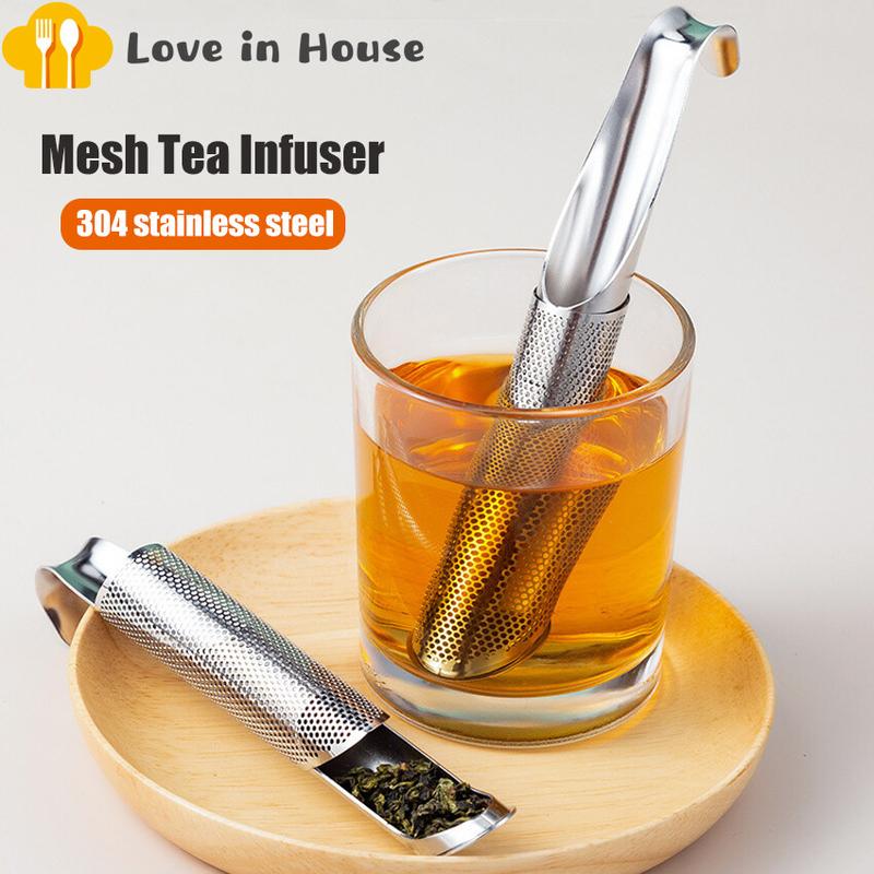 【Ready Stock] Mesh Tea Infuser Stainless Steel Pipe Design Tea - TikTok ...