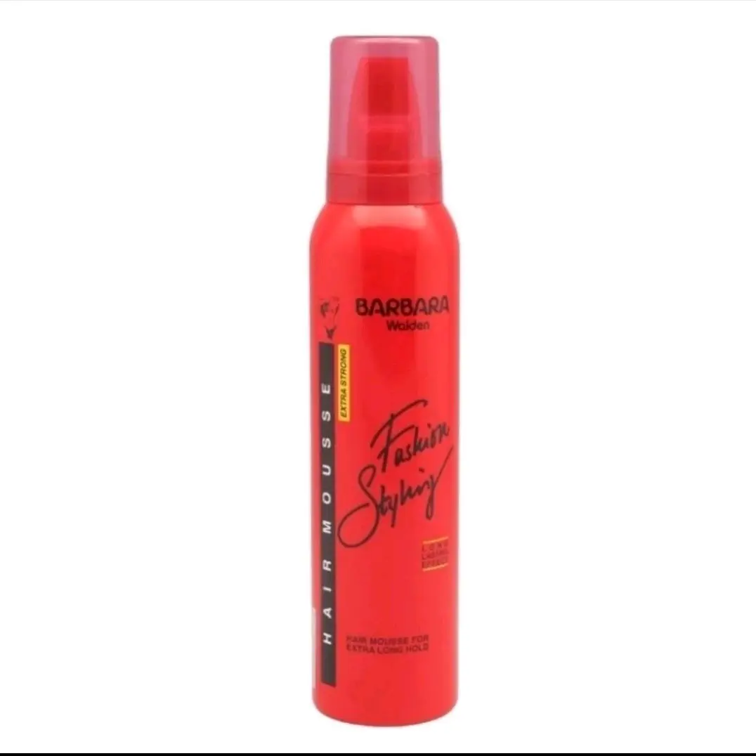 BARBARA Walden Hair FOAM MOUSSE-180ml Hair Mousse Extra Strong Merah