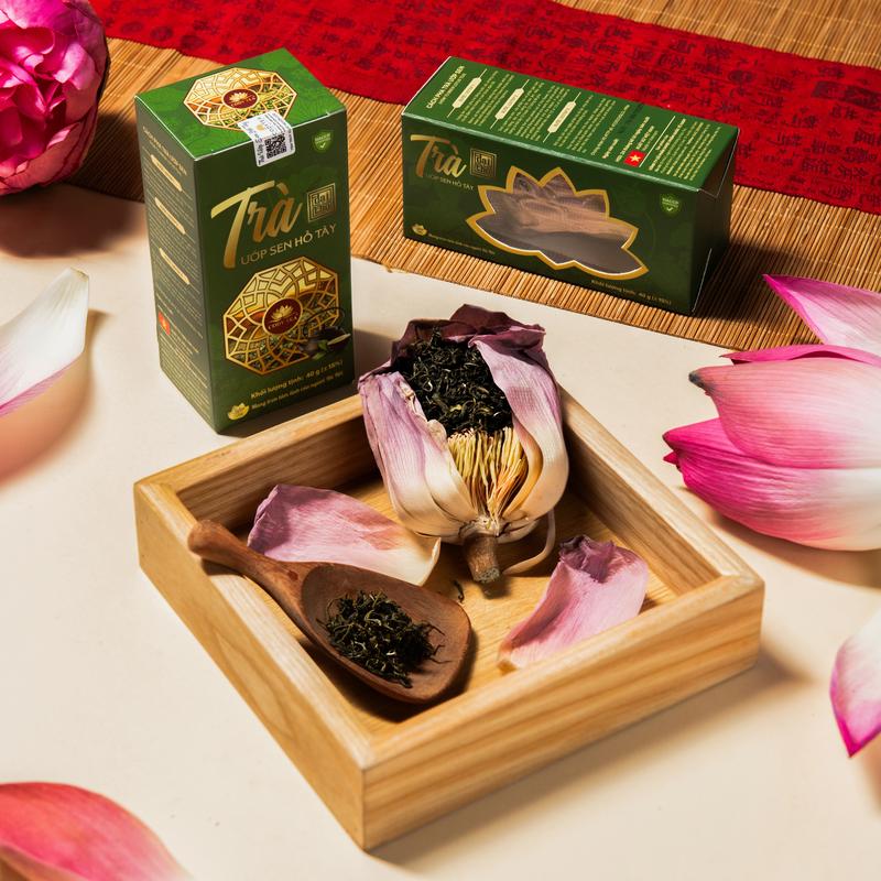 Trà ướp sen Hồ Tây - Đại Thọ (Bông) Cody Tea traxanh 4