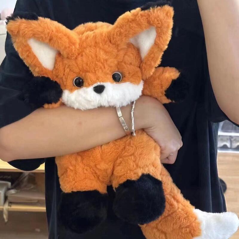 Good Night Fox Little Three Things Set Super Cute Good Night Plush Toy Ragdoll Fox Sleeping Doll Girl Gift Birthday Children 5